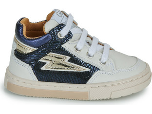 GBB Dallia Παιδικά Sneakers Μποτάκια Λευκά Navy Μπλε AM617-12