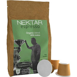 Nektar Κάψουλες Espresso Organic Blend Arabica Συμβατές με Μηχανή 20τμχ