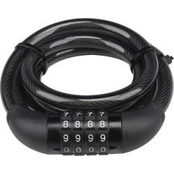 Bormann Pro Αντικλεπτική Κουλούρα Μηχανής 120cm 12mm Μαύρη