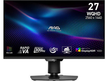 MSI MAG 274QPF X30MV VA HDR Gaming Monitor 27" 2560x1440 QHD 300Hz 0.5ms
