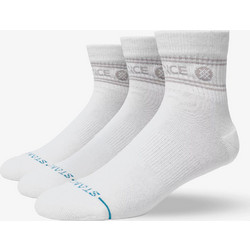 Stance Ανδρικές Κάλτσες Κοντές με Σχέδια Λευκές 3Pack A356A25VIT-WHT