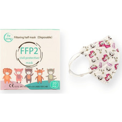 Tiexiong FFP2 Filtering Half Mask Παιδική Μονόκερος 20τμχ