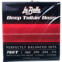La Bella 760T Σετ 4 Χορδές Ηλεκτρικού Μπάσου Nylon 60-115" Normal Tension