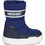 Moon Boot Παιδικές Μπότες Χιονιού Navy Μπλε Αδιάβροχες με Φερμουάρ & Γούνα 3440080-F017