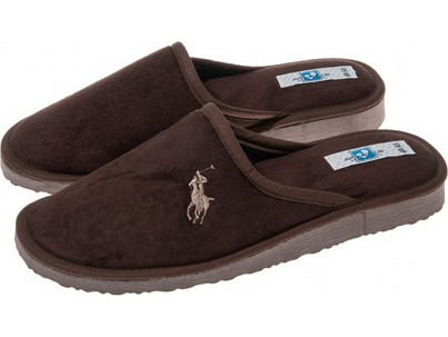 Amaryllis Slippers Χειμερινές Ανδρικές Παντόφλες Καφέ 5311