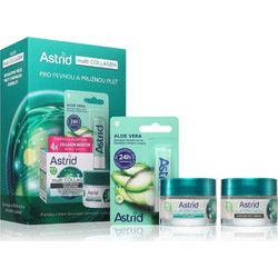 Astrid Multicollagen Day Cream 50ml + Night Cream 50ml + Aloe Vera Lip Balm 4.8ml