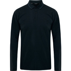 Mexx Ανδρική Μπλούζα Polo Μακρυμάνικη Μαύρη MF007100953M-193911