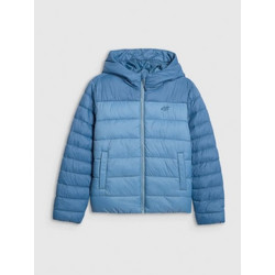 4F Παιδικό Μπουφάν Χειμωνιάτικο Puffer Γαλάζιο 4FJRAW25TDJAM0770-32S