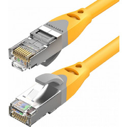 Vention S/FTP Cat.6a Καλώδιο Δικτύου Ethernet 1m Yellow IBHYF