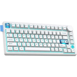 Onikuma MT706 Ασύρματο Μηχανικό Gaming Πληκτρολόγιο TenKeyLess RGB White