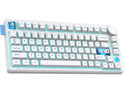 Onikuma MT706 Ασύρματο Μηχανικό Gaming Πληκτρολόγιο TenKeyLess RGB White