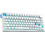 Onikuma MT706 Ασύρματο Μηχανικό Gaming Πληκτρολόγιο TenKeyLess RGB White