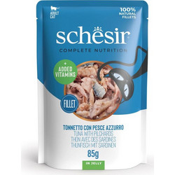 Schesir Complete & Balanced with Tuna & Sardine in Jelly 85gr