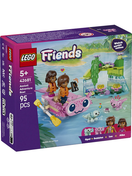 Lego Friends Axolotl Adventure Boat για 5+ Ετών 42681