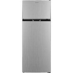 Indesit I55T0412S Δίπορτο Ψυγείο 206lt Υ143xΠ55xΒ55.5cm Inox