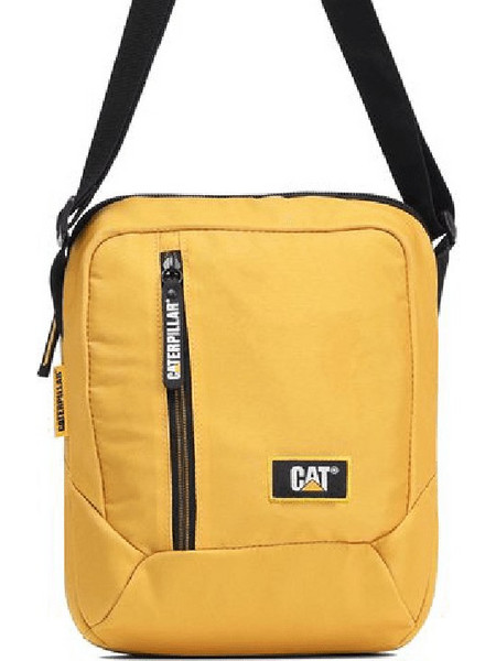 CAT Ανδρική Τσάντα Ώμου / Χιαστί Κίτρινη 83614-108