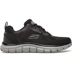 Skechers Track - Broader Ανδρικά Αθλητικά Παπούτσια Μαύρα 232698-BKCC