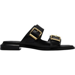 Clarks Ariany Bay Δερμάτινα Γυναικεία Σανδάλια Μαύρα 261858-03