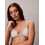 Calvin Klein Bikini Top Τριγωνάκι Animal Print Εκρού LV00Q62697-2YN