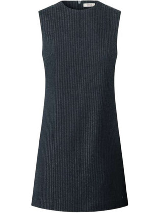 Pepe Jeans Priscila Mini Καθημερινό Φόρεμα Ανθρακί PL9537767