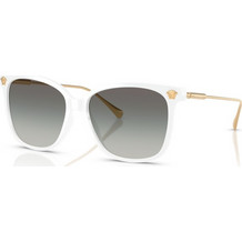 Versace VE4507U 314/11 Γυναικεία Γυαλιά Ηλίου Πεταλούδα Χρυσό Άσπρο με Μαύρο Φακό