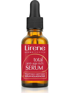 Lirene Total Rich Αντιγηραντικό Serum Προσώπου για Σύσφιξη με Κολλαγόνο 30ml
