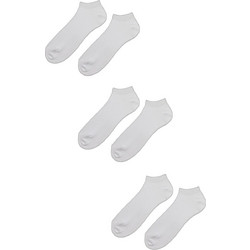 Minerva Ανδρικές Κάλτσες Κοντές Λευκές 3Pack 93-99813-005