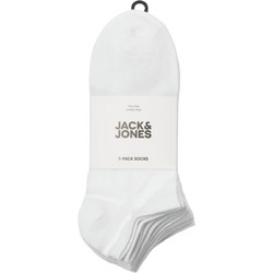 Jack & Jones Ανδρικές Κάλτσες Κοντές Λευκές 7Pack 12292954