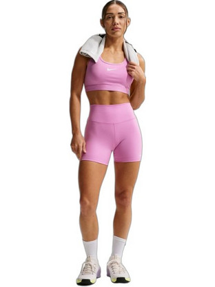 Nike Swoosh Αθλητικό Μπουστάκι με Μέτρια Στήριξη Ροζ IF5648-503