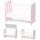 Lorelli Stars Πολυμορφική Κούνια για Στρώμα 60x120cm Orchid Pink 10150610038