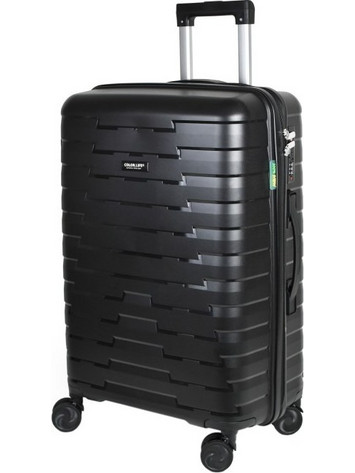 Colorlife 7950-01 Βαλίτσα Μεγάλη 75x48x31cm με 4 Ρόδες Μαύρη