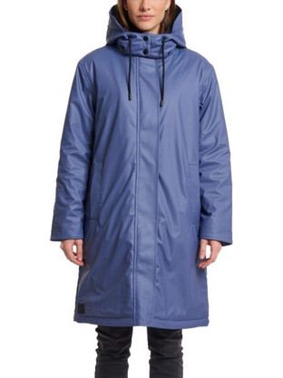 Rino & Pelle Stefanie Γυναικείο Μπουφάν Χειμωνιάτικο Softshell Μακρύ Αδιάβροχο Μπλε 7002511