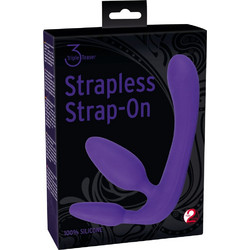 You2Toys Triple Teaser Strapless Strap On με Τριπλό Dildo Μωβ