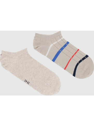 Tommy Hilfiger Ανδρικές Κάλτσες Σοσόνια Μπεζ 2Pack 701238499-002