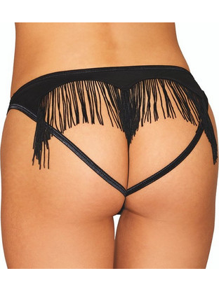 Dreamgirl Γυναικείο Sexy String Μαύρο 1492