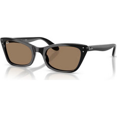 Ray-Ban RB2299 901/73 Γυναικεία Γυαλιά Ηλίου Πεταλούδα Κοκάλινα Μαύρα με Καφέ Φακό