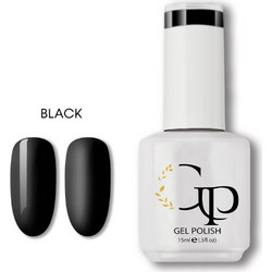 Gptrade 3683B Pure Black Ημιμόνιμο Βερνίκι Νυχιών 15ml