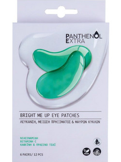 Panthenol Extra Bright Me Up Eye Patches για Λάμψη 12τμχ