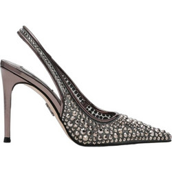 Steve Madden Reyes-R Γόβες Slingback με Τακούνι Στιλέτο με Στρας Μπρονζέ 11004734