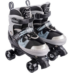 California Quad Αυξομειούμενα Rollers Παιδικά Μαύρα Γκρι 24934