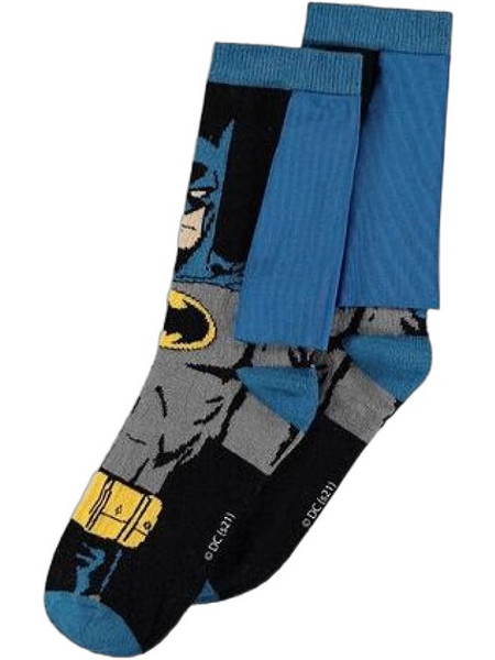 Difuzed Comics Batman Ανδρικές Κάλτσες Ψηλές με Σχέδια Πολύχρωμες
