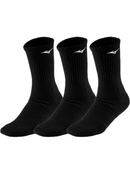 Mizuno Ανδρικές Κάλτσες Ψηλές Μαύρες 3Pack 32GX2505-09