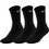 Mizuno Ανδρικές Κάλτσες Ψηλές Μαύρες 3Pack 32GX2505-09