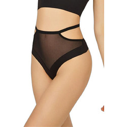 Cottonhill Γυναικείο Sexy String Μαύρο CH6015