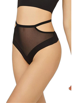 Cottonhill Γυναικείο Sexy String Μαύρο CH6015