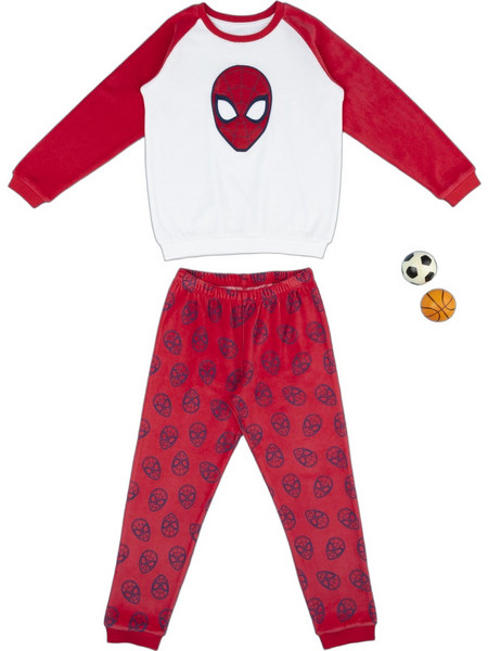 Prenatal Spider-Man Παιδική Πιτζάμα Συνθετική Χειμωνιάτικη Κόκκινη 1529597