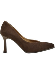 Ragazza Γόβες Suede με Λεπτό Ψηλό Τακούνι Καφέ 012