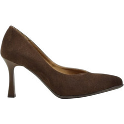 Ragazza Γόβες Suede με Λεπτό Ψηλό Τακούνι Καφέ 012