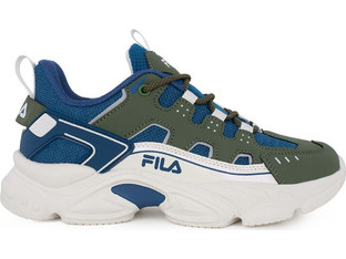 Fila Memory Spinel 3 Παιδικά Sneakers Χακί Πετρόλ 3YF51022-261