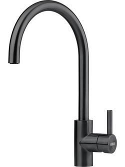 Franke Eos Neo Standard 115.0613.590 Μπαταρία Κουζίνας Πάγκου Διπλής Παροχής Ανάμεικτη Μαύρη